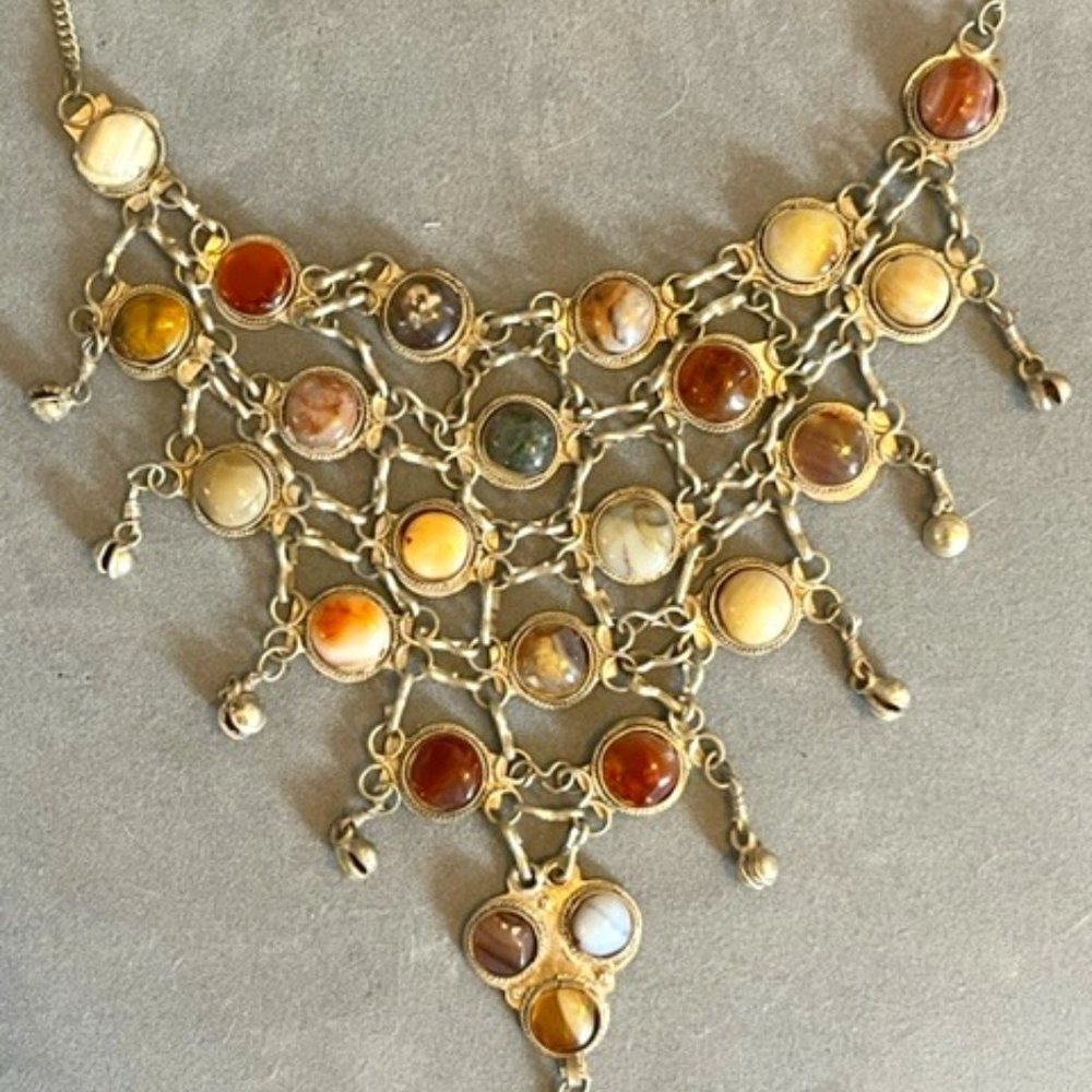 Original Handmade Necklace Over 20 stones of more than 6 varieties,